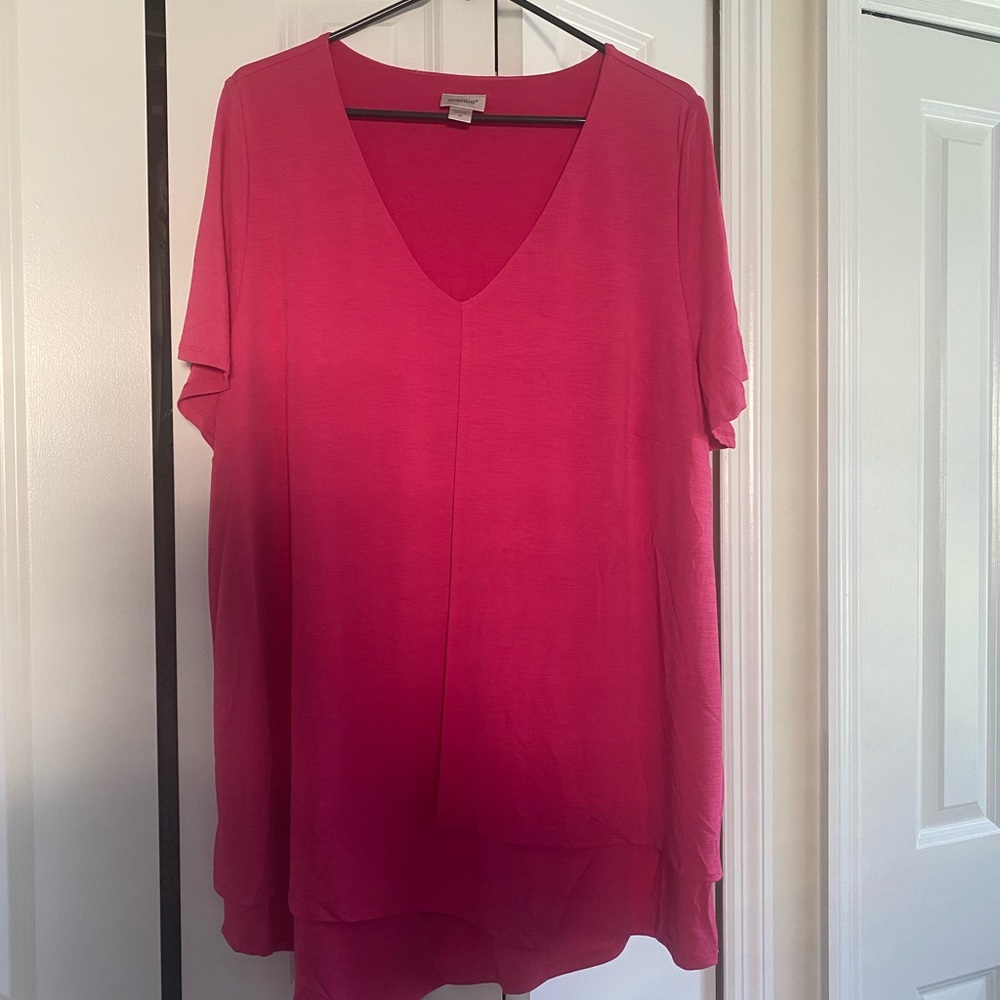 Avenue layered tunic top 18W